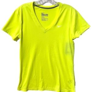 Nike Women's Dri-FIT Short Sleeve Tee - Neon Yellow